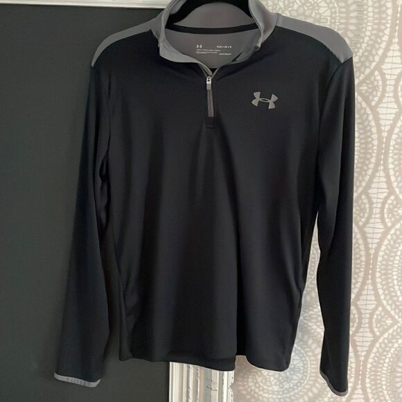 UNDER ARMOUR Heatgear Youth Zip Top L - Picture 1 of 4